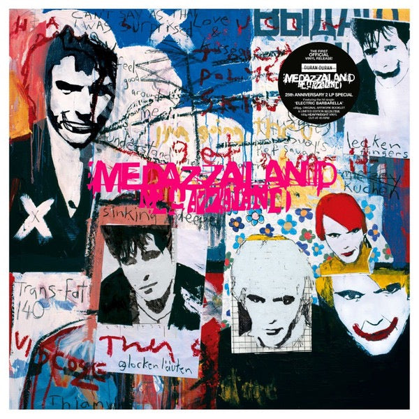 Image of Front Cover of 1814216C: 2xLP - DURAN DURAN, Medazzaland (Tape Modern; 538805881, Canada 2022 Reissue, Gatefold, Booklet, 180 Gram Neon Pink Vinyl.) No hype sticker.  EX/EX