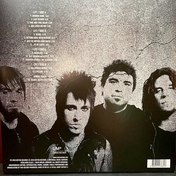 Image of Label of 1814210C: LP - PAPA ROACH, The Best Of Papa Roach: To Be Loved. (Geffen Records; 06007 5397831 3, Europe 2023 Reissue, Gatefold, Red splatter Vinyl)   NEW/NEW