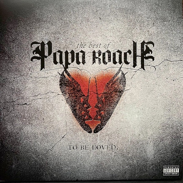 Image of Front Cover of 1814210C: LP - PAPA ROACH, The Best Of Papa Roach: To Be Loved. (Geffen Records; 06007 5397831 3, Europe 2023 Reissue, Gatefold, Red splatter Vinyl)   NEW/NEW