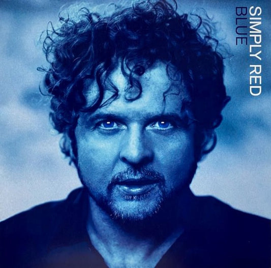 Image of Front Cover of 1814252C: LP - SIMPLY RED, Blue (simplyred.com; 5054197733888, UK 2023 Reissue, Inner, Blue Vinyl)   VG+/VG+