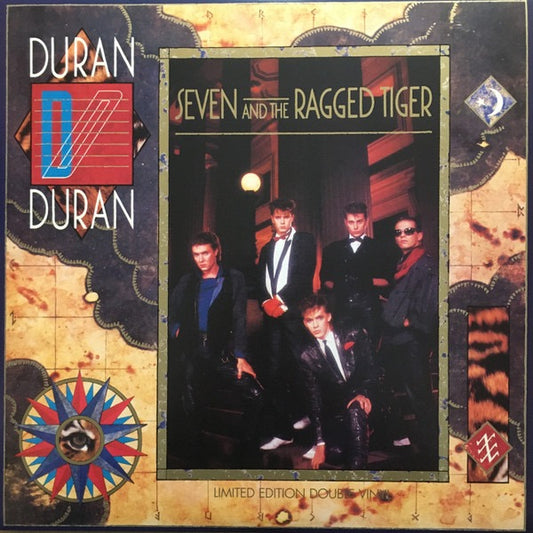 Image of Front Cover of 1814221C: LP - DURAN DURAN, Seven And The Ragged Tiger (Parlophone; EMCD 165454, Europe 2019 Reissue, 2 Inners, With Bonus 12". MPO Pressing, "19 105900..." In Matrix. White "Produced by..." Text On Rear.)   VG+/EX