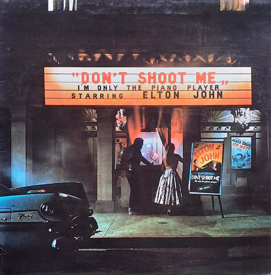 Image of Front Cover of 1824086E: LP - ELTON JOHN, Don't Shoot Me I'm Only The Piano Player (DJM Records; DJL 34722, New Zealand , Gatefold)   VG/VG+