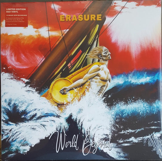 Image of Front Cover of 1814384C: LP - ERASURE, World Beyond (Mute; STUMM425, Europe 2018, Inner, Red Vinyl.) No hype sticker.  EX/VG+