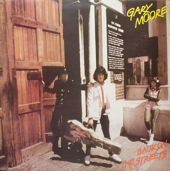 Image of Front Cover of LP - VG/VG+ - GARY MOORE, Back On The Streets (MCA Records; MAPS 9072, Australia 1970s, Gatefold), A few hairlines only. ,  - 3926408E