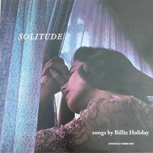 Image of Front Cover of 3634145E: LP - BILLIE HOLIDAY, Solitude (WaxTime In Color; 950718, Europe 2022 Reissue, Blue Vinyl)   NEW/NEW