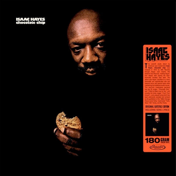 Image of Front Cover of 1814395C: LP - ISAAC HAYES, Chocolate Chip (Elemental Music; 700192, Europe 2023 Reissue, Gatefold)   NEW/NEW