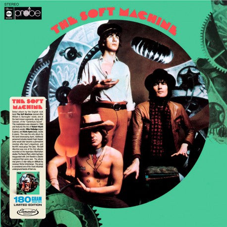 Image of Front Cover of 1814425C: LP - THE SOFT MACHINE, The Soft Machine (Elemental Music; 700198, Spain 2023 Reissue, Gatefold)   NEW/NEW