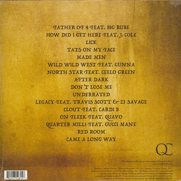 Image of Back Cover of 2xLP - VG+/VG+ - OFFSET, Father Of 4 (Quality Control Music; 00602577528156, Europe 2019), ,  - 1146208S