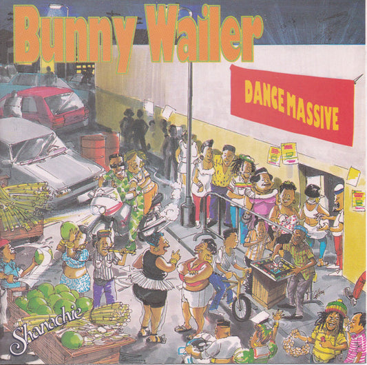 Image of Front Cover of 1834167E: CD - BUNNY WAILER, Dance Massive (Shanachie; shanachie 43095, US 1992)   EX/EX