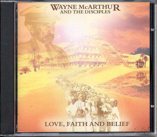 Image of Front Cover of 1834171E: CD - WAYNE MCARTHUR AND THE DISCIPLES, Love, Faith And Belief (Moon Wave Music; MWM-USCD-001, UK 2000)   EX/EX