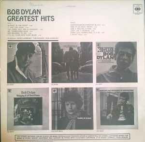 Image of Back Cover of LP - VG/VG - BOB DYLAN, Greatest Hits (CBS; 62847, UK 1975 Reissue), Small chip to rim of record, not affecting play,  - 3826343E