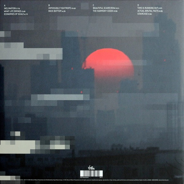 Image of Back Cover of 1834224E: 2xLP - STEVEN WILSON, The Harmony Codex (Virgin Music Group; SW7V, Worldwide 2023, Gatefold, 2 Inners)   NEW/NEW