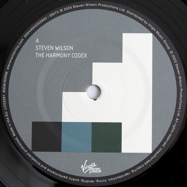 Image of Label of 1834224E: 2xLP - STEVEN WILSON, The Harmony Codex (Virgin Music Group; SW7V, Worldwide 2023, Gatefold, 2 Inners)   NEW/NEW