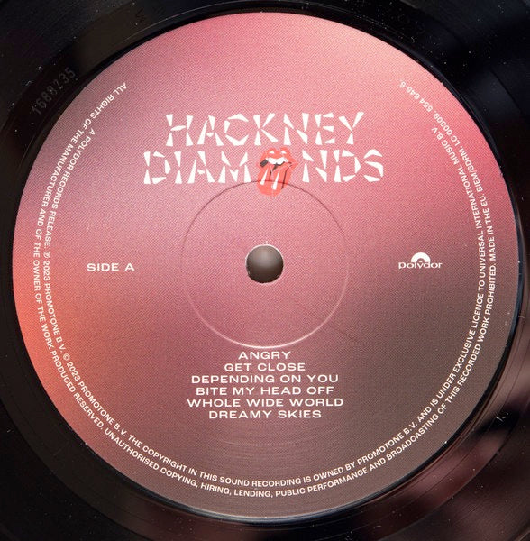 Image of Label Cover of LP - VG+/EX - THE ROLLING STONES, Hackney Diamonds (Polydor; 554 645-5, Worldwide 2023, Gatefold, Inner), ,  - 3546161S