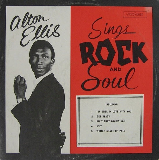Image of Front Cover of 12" - VG/VG+ - ALTON ELLIS, Sings Rock And Soul (Coxsone Records; CSL 8008, Jamaica 1980s Reissue), Light shelfwear on sleeve.,  - 3026221E
