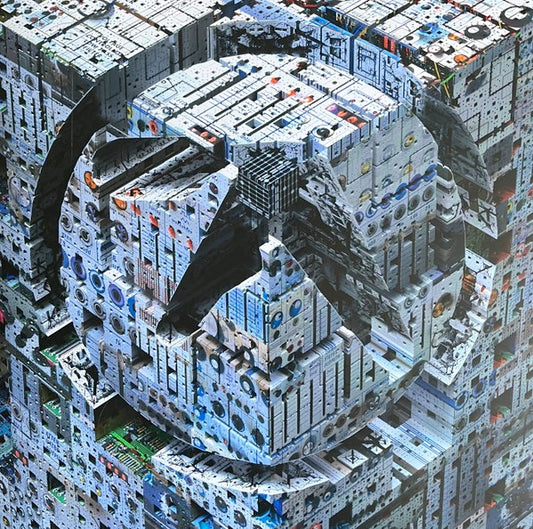 Image of Front Cover of 2415265C: 12" EP - APHEX TWIN, Blackbox Life Recorder 21f / In A Room7 F760 (Warp Records; WAP480, Worldwide 2023, Fold Out Sleeve, Inner, Download Code)   VG+/VG+