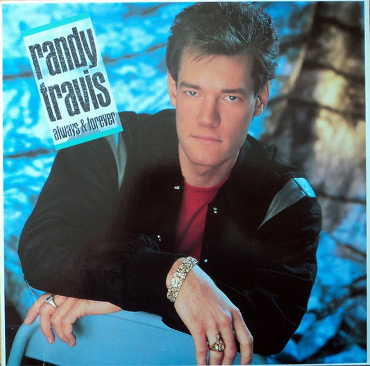 Image of Front Cover of 1914218C: LP - RANDY TRAVIS, Always & Forever (Warner Bros. Records; 925 568-1, Europe 1987)   VG/VG+