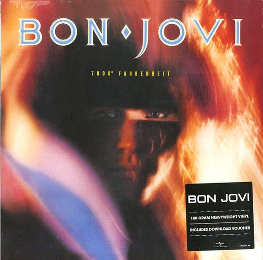 Image of Front Cover of 1914190C: LP - BON JOVI, 7800  Fahrenheit (Mercury; 06025 470 292-0(1), Europe 2016 Reissue, Inner)   EX/VG+