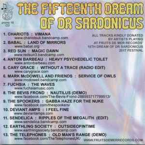 Image of Back Cover of 1954022S: CD - VARIOUS, The Fifteenth Dream Of Dr Sardonicus (Fruits de Mer Records; Promo 16, UK 2017, Card Sleeve)   VG+/VG+