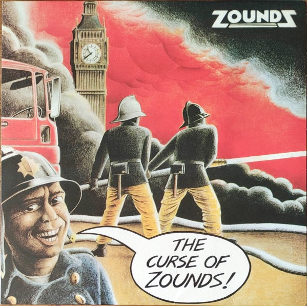 Image of Front Cover of 1914279C: LP - ZOUNDS, The Curse Of Zounds (Overground Records; OVER 142LP, UK 2020s Reissue, Inner, Mint Green Vinyl)   NEW/NEW