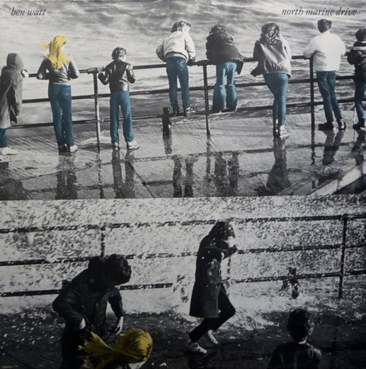 Image of Front Cover of LP - G+/VG - BEN WATT, North Marine Drive (Cherry Red; bred 40, UK 1983, "Utopia" Matrix.), Two small rips on sleeve opening.,  - 3116041C
