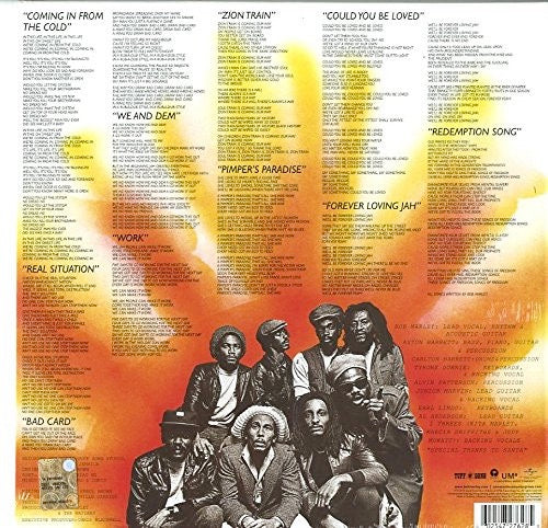 Image of Back Cover of LP - EX/EX - BOB MARLEY, Uprising (Island; 602547276285, Europe 2015 Reissue, 180 Gram Vinyl), Opened Instore, Still In Shrinkwrap,  - 3146267S