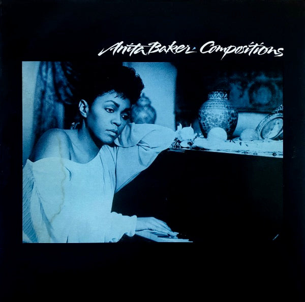Image of Front Cover of LP - VG/VG - ANITA BAKER, Compositions (Elektra; 7559 60922-1, UK & Europe 1990, Inner), Solid VG across the board.,  - 3516357C