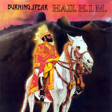 Image of Front Cover of LP - VG/VG - BURNING SPEAR, Hail H.I.M. (Burning Spear; , Jamaica 1980), Light groovewear, pressing imperfections. Plays fine, light crackle only. Storage wear on sleeve, looks great.,  - 2116537C