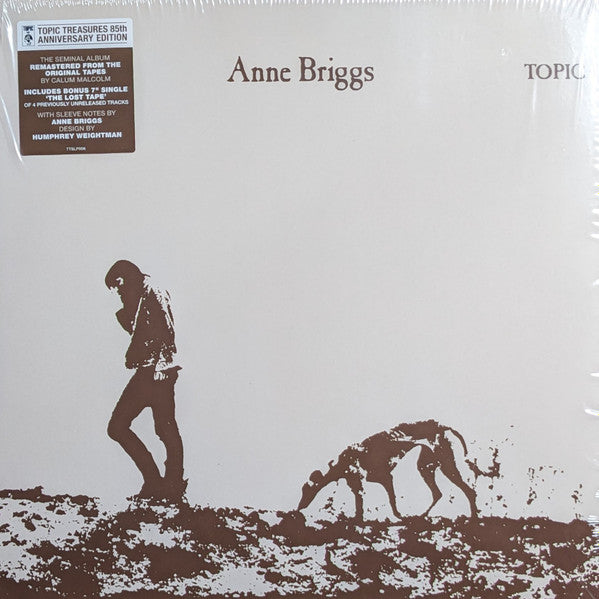 Image of Front Cover of 1944171S: LP - ANNE BRIGGS, Anne Briggs (Topic Records; TTSLP006, Worldwide 2024, Inner, With 7") Cover still in shrink with promo sticker. Both discs strong VG+. Top copy.  VG+/VG+