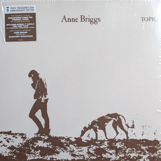 Image of Front Cover of 1944171S: LP - ANNE BRIGGS, Anne Briggs (Topic Records; TTSLP006, Worldwide 2024, Inner, With 7") Cover still in shrink with promo sticker. Both discs strong VG+. Top copy.  VG+/VG+