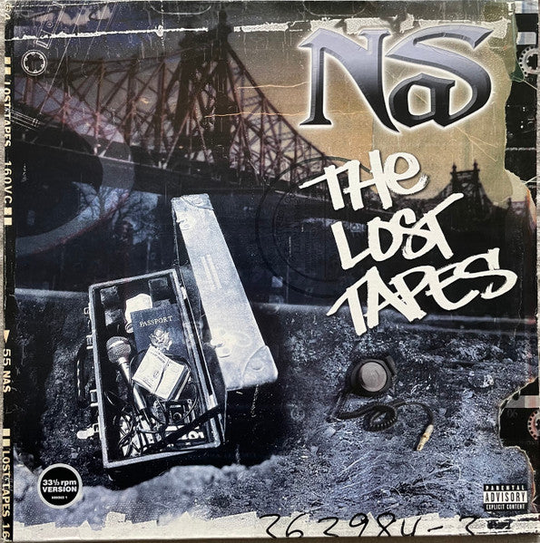 Image of Front Cover of 2325349E: 2xLP - NAS, The Lost Tapes (Columbia; 509362 1, Europe 2002, Picture sleeve, Rare 33  rpm pressing) Record is a Strong VG, Sleeve has a few scuffs and worn corners.  VG/VG