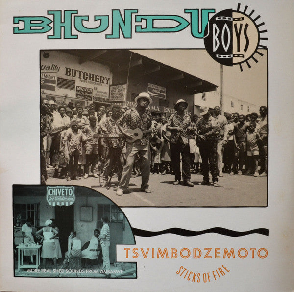 Image of Front Cover of LP - VG+/VG+ - BHUNDU BOYS, Tsvimbodzemoto = Sticks Of Fire (Discafrique; AFRI LP 03, UK 1987, Picture Sleeve), ,  - 1246220S