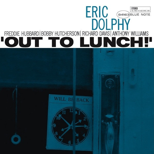 Image of Front Cover of 1924365E: LP - ERIC DOLPHY, Out To Lunch! (Music Matters Ltd.; MMBST-84163, Europe 2015 Reissue, Gatefold, Company Inner, Limited Edition, Reissue, Stereo, 180 Gram) Very Strong VG+ Throughout.  VG+/VG+