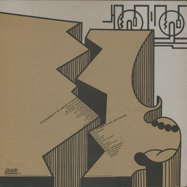 Image of Back Cover of LP - VG+/VG+ - THE RESIDENTS, Mark of the Mole (Ralph; RZ8152, US 1981, Textured Sleeve, No Inner), ,  - 4326301E