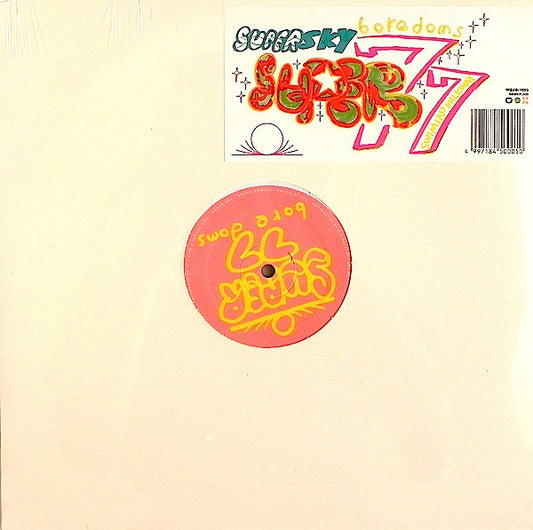 Image of Front Cover of 1924404E: LP - BOREDOMS, Super 77 / Super Sky (A.K.A. Bounce; WQJB-1005, Japan 1998)   VG+/VG+