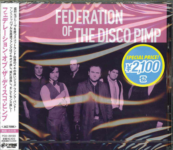 Image of Front Cover of 1934028E: CD - FEDERATION OF THE DISCO PIMP, Federation Of The Disco Pimp (P-Vine Records; PCD20120, Japan 2011, Jewel Case, Booklet)   EX/EX