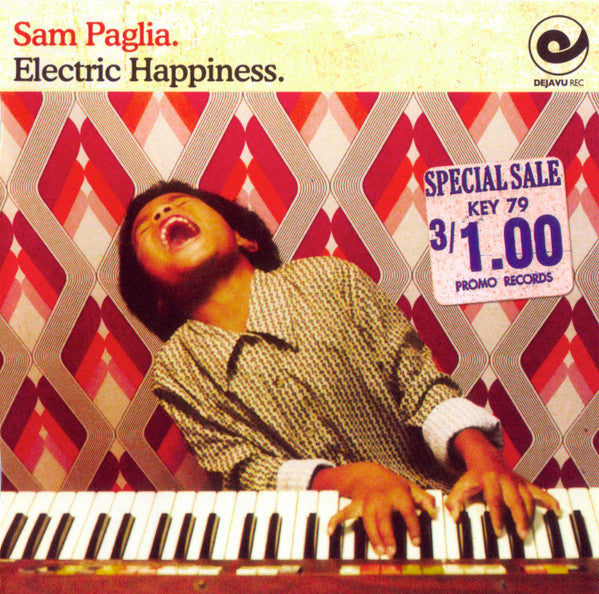 Image of Front Cover of 1934031E: CD - SAM PAGLIA, Electric Happiness (Dejavu; DJV1000029, Italy 2008, Slipcase, Inner)   VG+/VG+