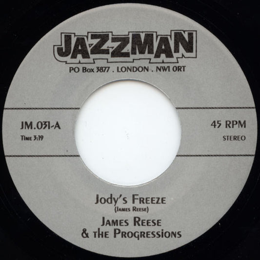 Image of Front Cover of 1954143S: 7" - JAMES REESE & THE PROGRESSIONS, Jody's Freeze / Let's Go (It's Summertime) (Jazzman; JM.031, UK 2004 Reissue)   /VG+