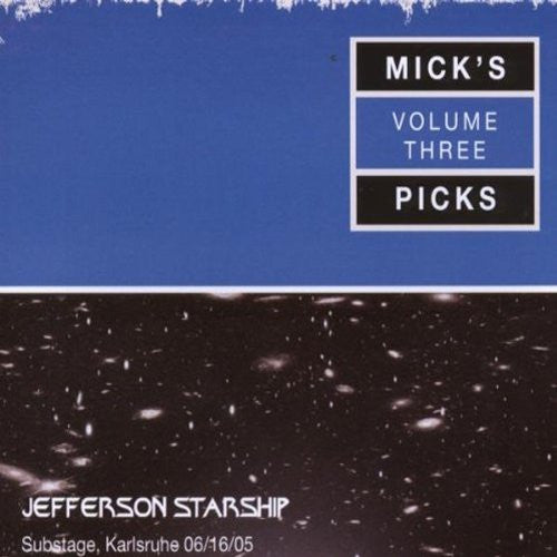 Image of Front Cover of 0416038C: 3xCD - JEFFERSON STARSHIP, Mick's Picks Volume Three (Bear Records; BEARVP103CD, UK 2008, Double CD Case, Booklet)   VG+/VG+