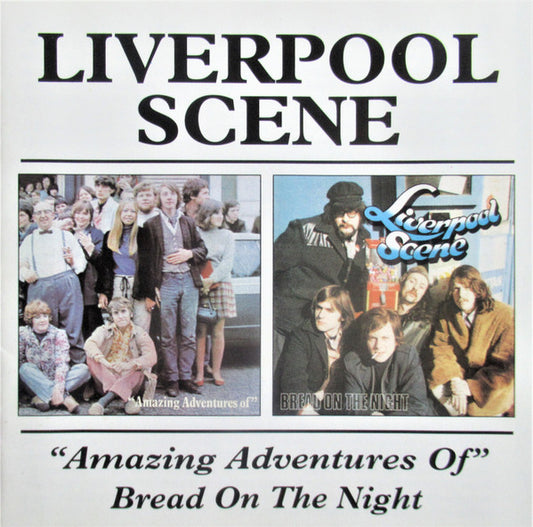 Image of Front Cover of 1934240E: CD - THE LIVERPOOL SCENE, "Amazing Adventures Of"/Bread On The Night (BGO Records; BGOCD538, UK 2001, Jewel Case) Sealed  M/M