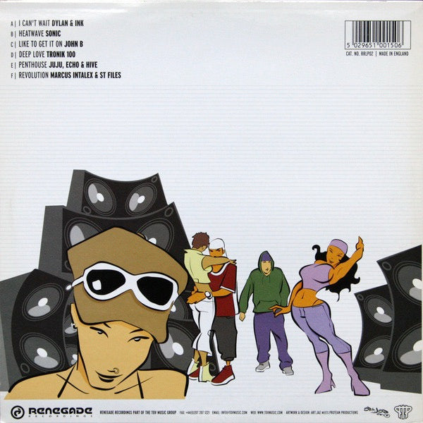 Image of Back Cover of 3x12" - VG/VG - VARIOUS, Renegades Of Funk (Renegade Recordings ; RRLP02, UK 2002, Picture Sleeve), Some light marks and scuffs.,  - 1726057E