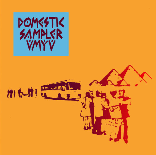 Image of Front Cover of LP - VG+/VG+ - VARIOUS, Domestic Sampler UMYU (Discos Transg nero; TRANS-2, Netherlands 2017 Reissue, Fanzine Insert), , Released in Barcelona in 1982. "Domestic Sampler UMYU ", featuring UK as well as Spanish Oddballs, was the beginning of the avantgarde Barcelonian music of the eighties. - 2116628C