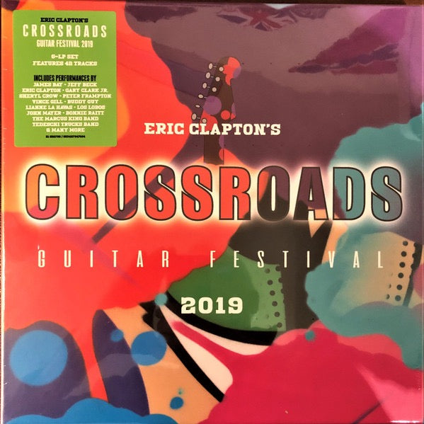 Image of Front Cover of 1914675C: 6xLP - ERIC CLAPTON, Eric Clapton's Crossroads Guitar Festival 2019 (Rhino Records; R1 628789, Europe 2020, Box Set, Insert)   EX/VG+