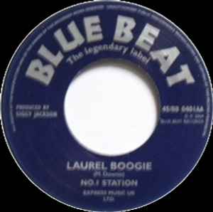 Image of Back Cover of 2014022C: 7" - NO.1 STATION, Bush War / Laurel Boogie (Blue Beat; 45/BB 0401, UK 2004, Plain sleeve) Light marks only.  /VG