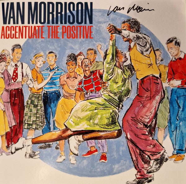 Image of Front Cover of 2044054S: 2xLP - VAN MORRISON, Accentuate The Positive (Exile; 3369665, Europe 2023, Gatefold, Blue Vinyl) Looks Unplayed  VG+/VG+