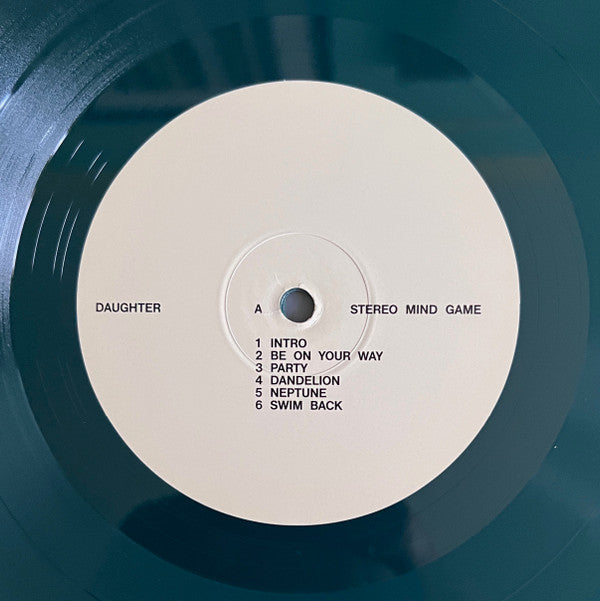 Image of Label Cover of 2044063S: LP - DAUGHTER, Stereo Mind Game (4AD ; 4AD0512LPE2, UK 2023, Inner, Green Vinyl, With CD)   VG+/VG+