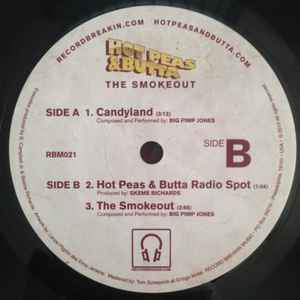 Image of Label Cover of 2024312E: 7" - HOT PEAS & BUTTA, The Smokeout/ Hot Peas & Butta Radio Spot/ The Smokeout (Record Breakin' Music; RBM021, US 2010, Picture Sleeve, Inner)   /EX