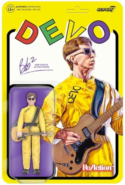 Image of Front Cover of 2014102C: Accessories - DEVO, Bob Casale Reaction Figure (Super 7; , US 2023)   NEW/NEW