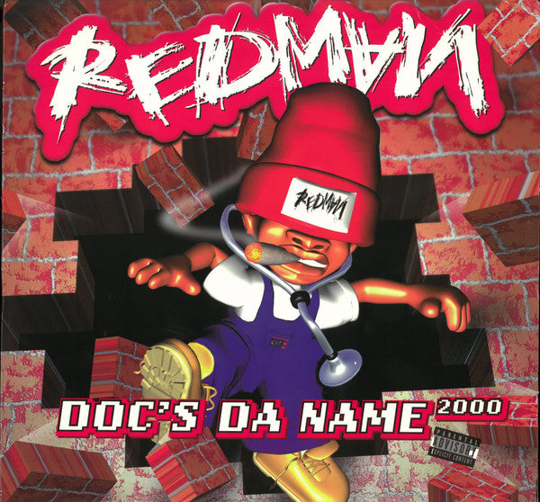 Image of Front Cover of 2xLP - VG/G+ - REDMAN, Doc's Da Name 2000 (Def Jam; 314 558 945-1, US 1998, Glossy Sleeve), No inners. Lots of lighter marks on records. Sleeve has worn / bumped corners and edges, some creasing too,  - 4316709C