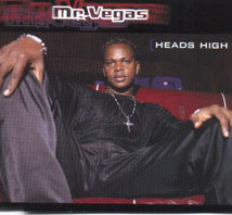 Image of Front Cover of 12" - G+/VG - MR. VEGAS, Heads High (Greensleeves Records; GRED 785, UK 1999, Picture Sleeve), Marks on vinyl. Plays well. Wear to sleeve with light creasing & ringwear.,  - 1826130E